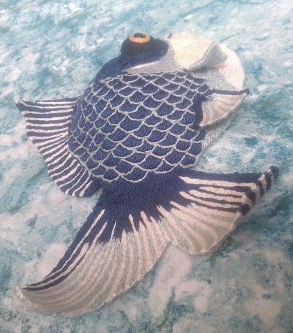 The extent to which the eyes and fins lift up and out from the body are more visible from this angle.